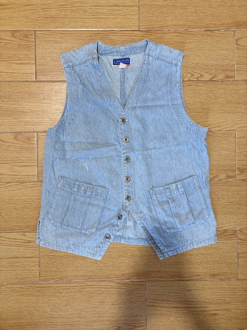 Soft Denim Vest (Category: Blouses) located in Manila. Submitted by recreator (Listing ID 1463036381, Image 1). Description: .