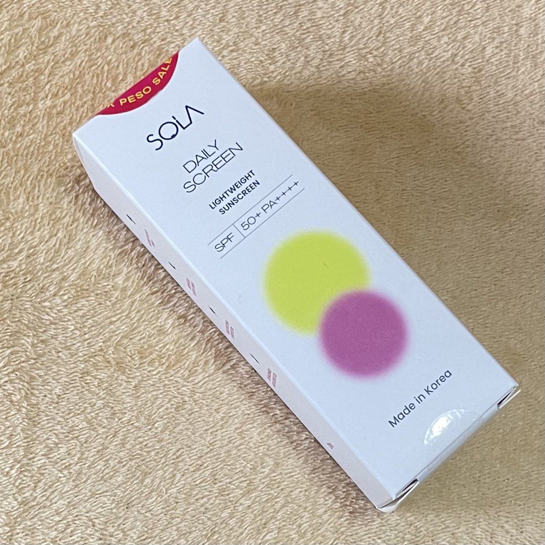 SOLA Daily Sunscreen (Category: Face Care) located in Manila. Submitted by jowsieee (Listing ID 1463106939, Image 1). Description: .