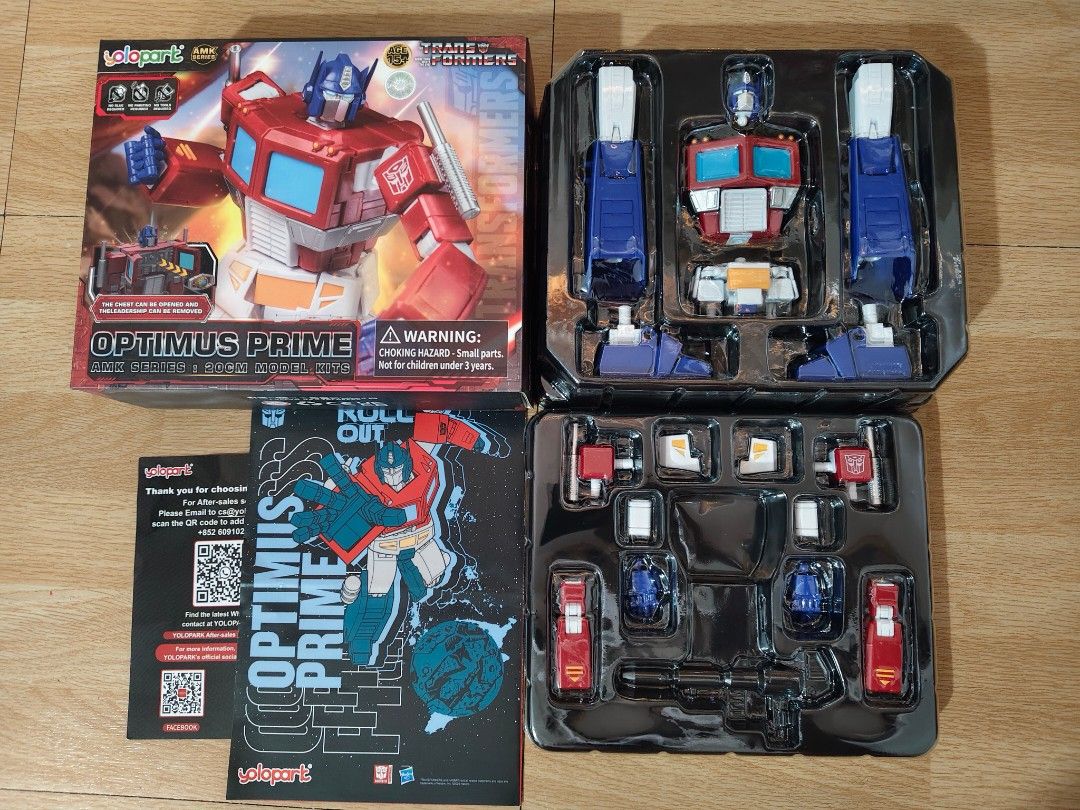 Yolopark Transformers AMK Series Model Kits (Category: Gundam & Model Kits) located in Manila. Submitted by rlmjr061435995 (Listing ID 1463054894, Image 3). Description: FOR SALE: YOLOPARK AMK and AMK Mini P6,000 TAKE ALL Opened for inspection: •Optimus Prime AMK •Megatron AMK •Starscream AMK •Bumblebee AMK mini MIB (opened to check the numbered card) •2 Pack Thundercracker/Skywarp AMK BIB •Cliffjumper AMK mini Freebie: 1/30 scale human figures, 