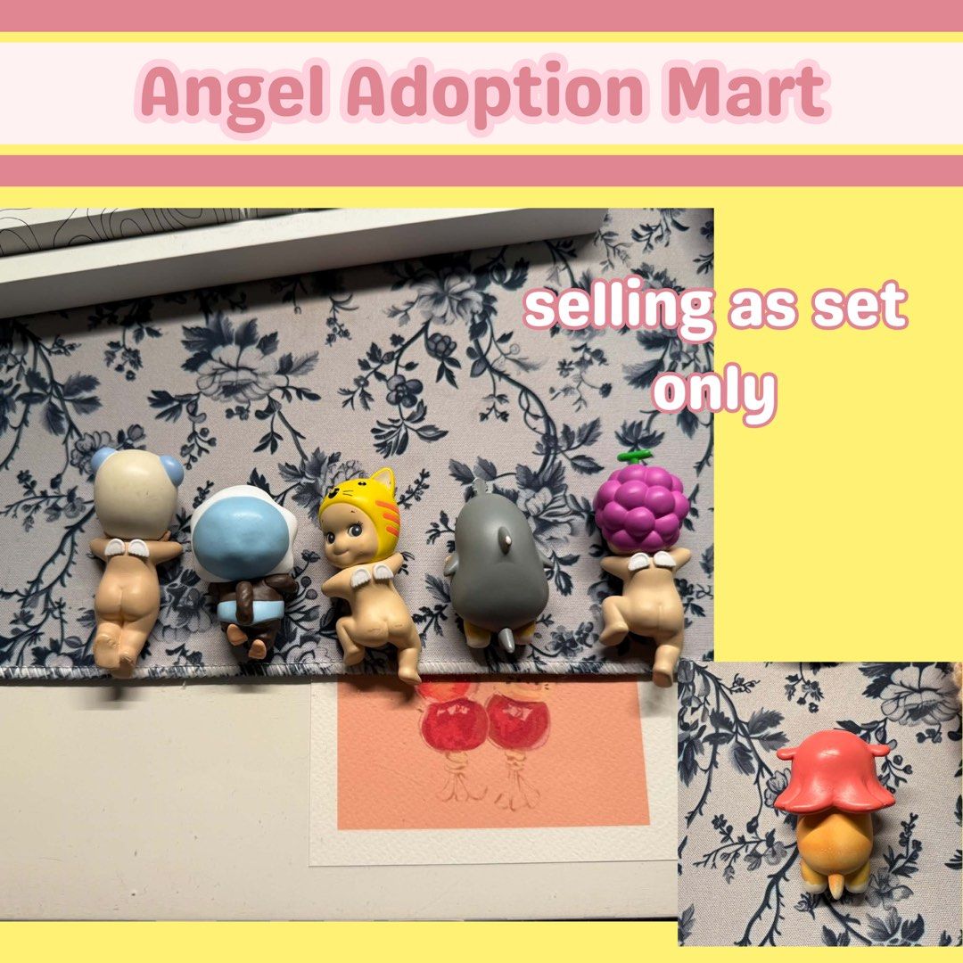 Sonny Angel Mofusand Monchichi Preloved Set (Category: Designer & Blind Box Toys) located in Manila. Submitted by camille_ch (Listing ID 1462935998, Image 3). Description: PRE-LOVED SONNY ANGEL MONCHICHI MOFUSAND HIPPERS Need a hipper rotation without breaking the bank? RFS: decluttering 🫶 100% authentic bought from Fully Booked 🫶 feel free to ask for more photos Condition: 👑Overall intact 👑Sticker portion (to attach hipper) not included - yo
