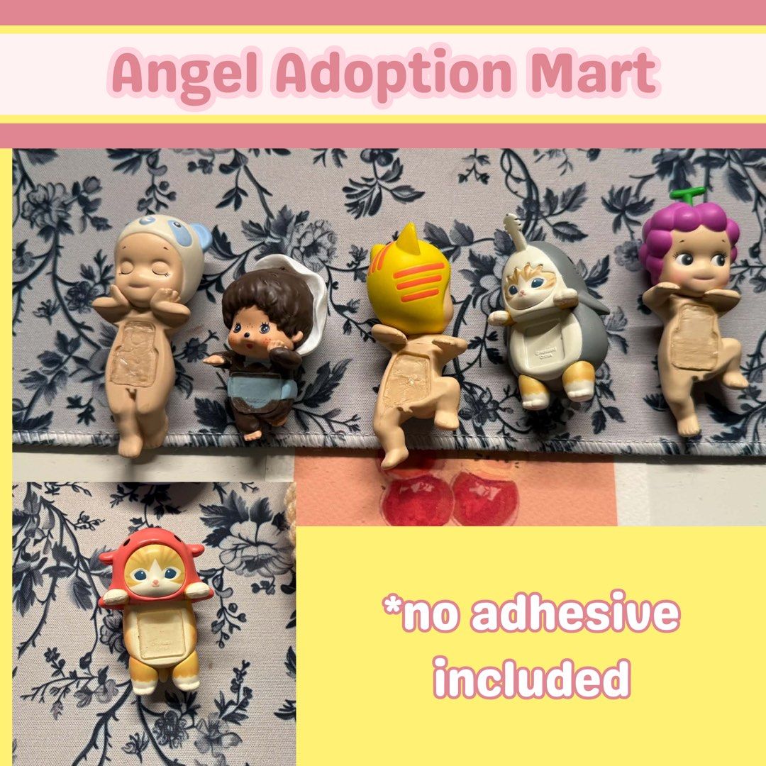 Sonny Angel Mofusand Monchichi Preloved Set (Category: Designer & Blind Box Toys) located in Manila. Submitted by camille_ch (Listing ID 1462935998, Image 2). Description: PRE-LOVED SONNY ANGEL MONCHICHI MOFUSAND HIPPERS Need a hipper rotation without breaking the bank? RFS: decluttering 🫶 100% authentic bought from Fully Booked 🫶 feel free to ask for more photos Condition: 👑Overall intact 👑Sticker portion (to attach hipper) not included - yo