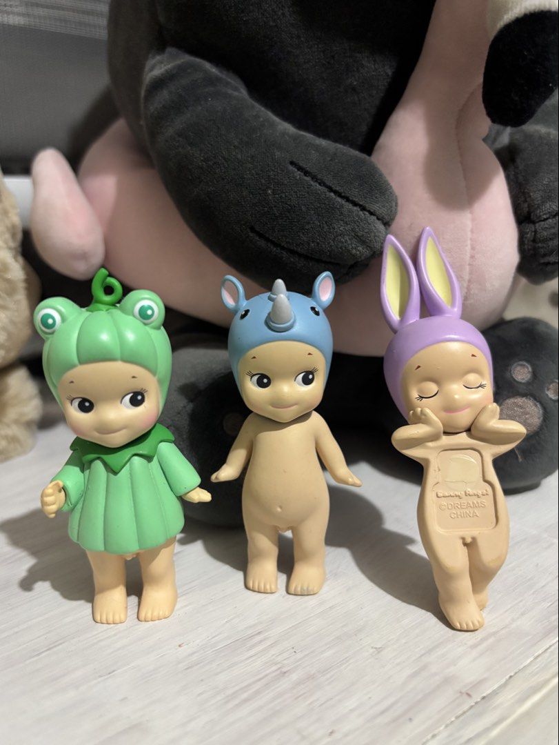sonny angel set (Category: Kids Toys) located in Manila. Submitted by iyahpreloved_ (Listing ID 1463041527, Image 1). Description: blue rhino - animal series ver. 3 pumpkin patch series 2025 dreaming series hippers rabbit.