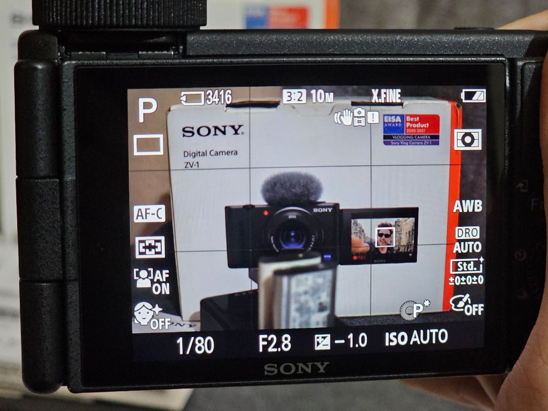Sony ZV-1 Digital Camera (Category: Cameras) located in Quezon City. Submitted by mb.tan (Listing ID 1463057402, Image 2). Description: PLEASE READ THE DESCRIPTION, PRICE IS NEGOTIABLE - Sony ZV-1 Digital Camera - 5472x3648 max resolution (3:2 aspect ratio) - 20 megapixels - F1.8–2.8, 24-70mm optical zoom - Can shoot RAW photos (saved as ARW files) - Can record 4k quality videos - Good for vlogging, traveling, on-the-go photography with its compa