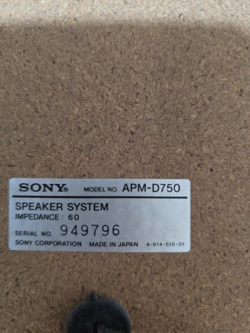 sony （分類：其他家庭電器）位於 Hong Kong。 由 kenny9856 提交（商品編號 1463060149，圖片 3）。簡介： sony APM舊式喇叭收藏多年h閒置中。