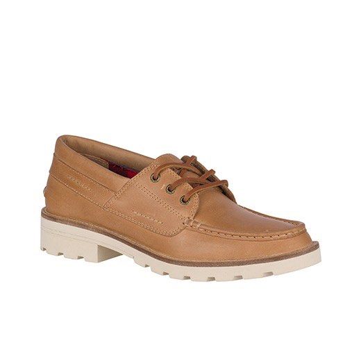 Sperry A/O Lug Boat Tan Shoes (Category: Casual Shoes) located in Manila. Submitted by thriftrish (Listing ID 1462896497, Image 3). Description: - Sperry Boat Shoes - Color: Tan - Size: 5.5 - Condition: Worn only once, practically new - Reason for Selling: Too small, causes discomfort - Perfect for: Casual wear.