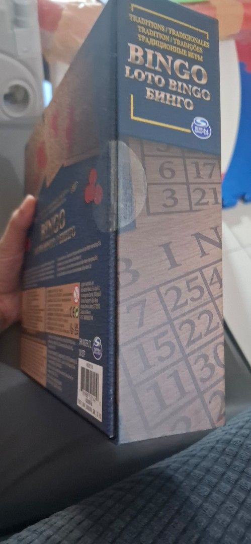 Spin Master Bingo Loto Bingo Traditional Game (Category: Board Games & Puzzles) located in Makati City. Submitted by fitnessgirl88 (Listing ID 1462904746, Image 3). Description: - Classic Bingo Game for Family Fun - Complete set included, ready to play - Perfect for parties and casual game nights - Easy to learn and enjoy for all ages - Brand new and sealed last price at 200.