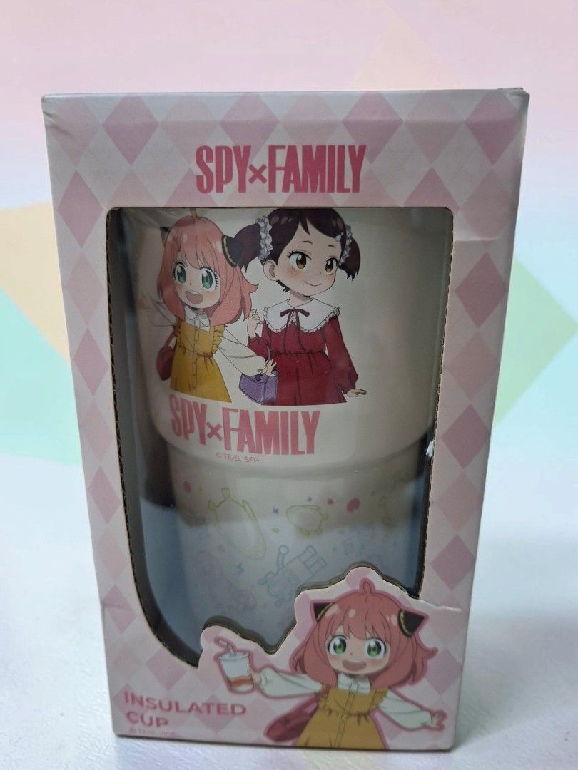 SPY FAMILY INSULATED CUP (Category: Water Bottles & Tumblers) located in Las Pinas. Submitted by annachiaonair2037 (Listing ID 1462926711, Image 2). Description: SPY FAMILY INSULATED CUP FROM JAPAN 470ML with box new Disclaimer: I am not affiliated with, associated with, or authorized by any of the brands featured posted. Any mention of brand names, trademarks, or logos is solely for identification and reference purposes only..