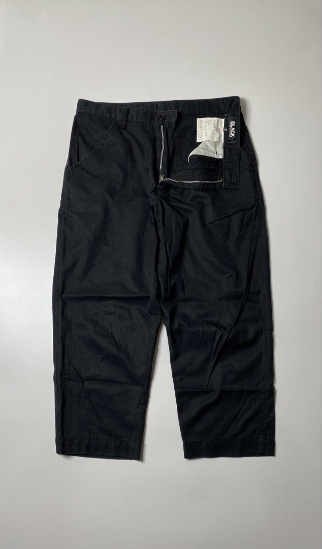 SS14 BLACK COMME DES GARCONS CROPPED PANTS (Category: Trousers) located in Balanga. Submitted by faded_garmz (Listing ID 1462889499, Image 1). Description: SS14 BLACK COMME DES GARCONS CROPPED PANTS DIMENSIONS WAIST - 30” LENGHT - 31” INSEAM - 20.5 FRONT RISE - 11” THIGH - 11” KNEE - 9” LEG OPENING - 7” .