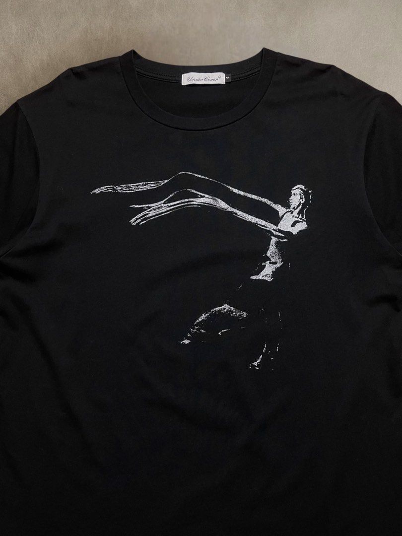 SS2019 Undercover Bauhaus Vlad tee (Category: Activewear) located in Manila. Submitted by killzarchival (Listing ID 1463118708, Image 3). Description: SS2019 Undercover Bauhaus Vlad tee *Condi:7/10 *Good condition with normal sign of using Size:4 Pit to pit:22.5 Length:30.5 Shoulder:20.5 Sleeve:10 Hem:22.5.
