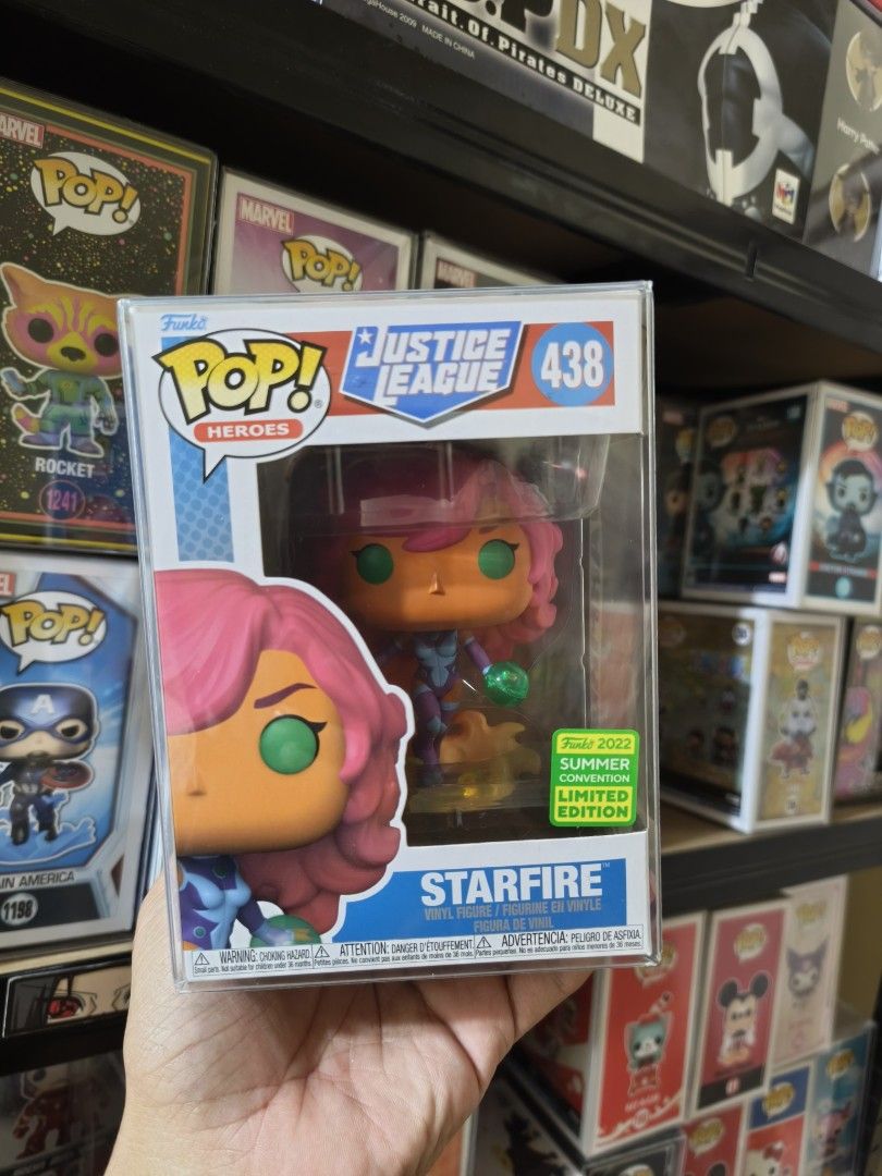 Starfire Justice league Funko Pop (Category: Designer & Blind Box Toys) located in Manila. Submitted by daily.tipid (Listing ID 1462988976, Image 1). Description: Starfire Justice league Funko Pop 999 LBC,jnt or lalamove.
