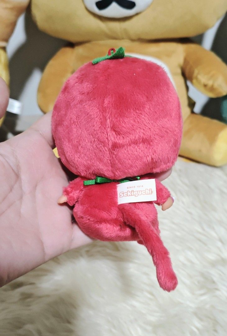 RARE Strawberry Monchichi (SEKIGUCHI) (Category: Plushies & Soft Toys) located in Manila. Submitted by yourfavoritethings7 (Listing ID 1462982406, Image 2). Description: .