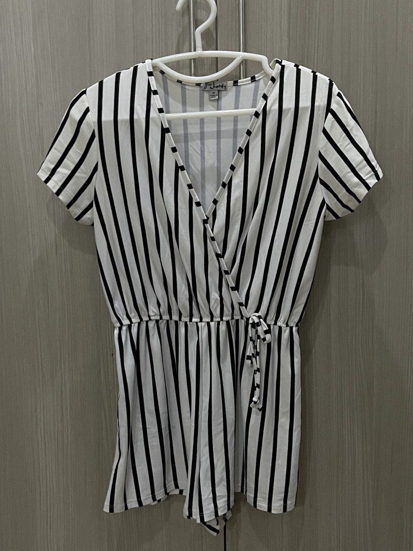 Stripes Rompers (Category: Rompers) located in Manila. Submitted by shiezzels (Listing ID 1463073757, Image 1). Description: Stretchy fabric fits small to medium.