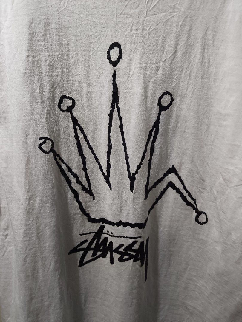 Stussy broken crown shirt (Category: Tshirts & Polo Shirts ) located in Cebu City. Submitted by negotiableprice22 (Listing ID 1463089100, Image 3). Description: stussy crown tee stussy tee size Medium Dimes measured on flat surface Width 19 inch Length 27 inch as new condition available price negotiable.