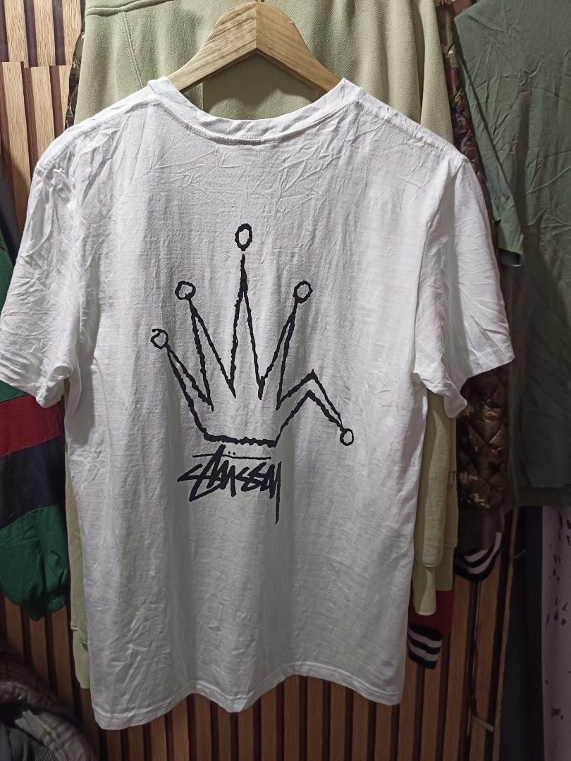 Stussy broken crown shirt (Category: Tshirts & Polo Shirts ) located in Cebu City. Submitted by negotiableprice22 (Listing ID 1463089100, Image 2). Description: stussy crown tee stussy tee size Medium Dimes measured on flat surface Width 19 inch Length 27 inch as new condition available price negotiable.