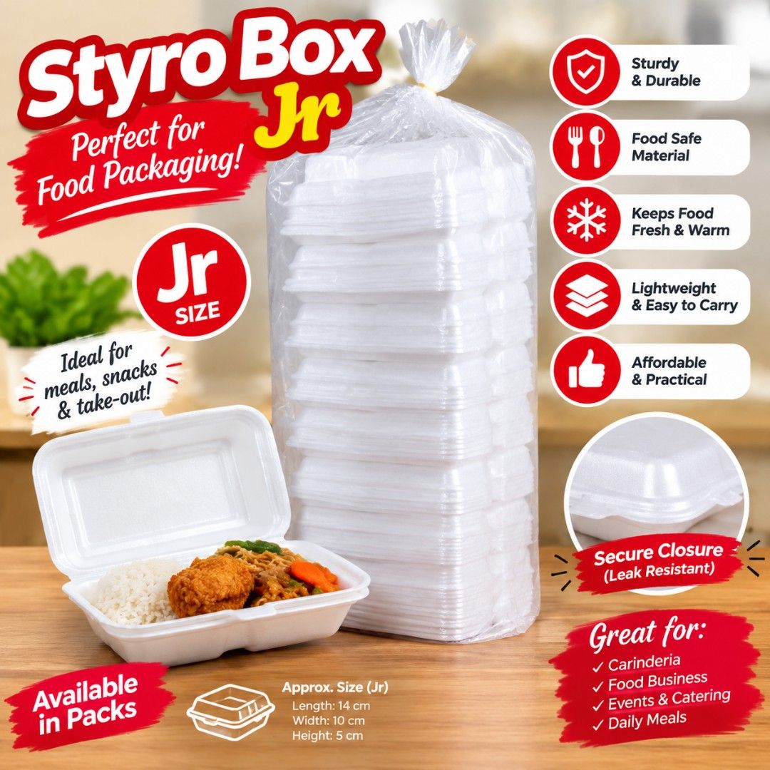 styro Spaghetti Box Jr 100pcs per pack (Category: Occasions & Party Supplies) located in Manila. Submitted by efcmtrading15 (Listing ID 1463058994, Image 1). Description: .