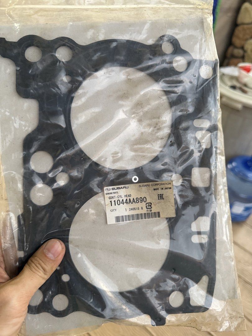 Subaru OEM cylinder head gasket (Category: Engine and Aircon Parts and Accessories) located in Quezon City. Submitted by jmpgutierrez (Listing ID 1463012294, Image 1). Description: 11044AA890.