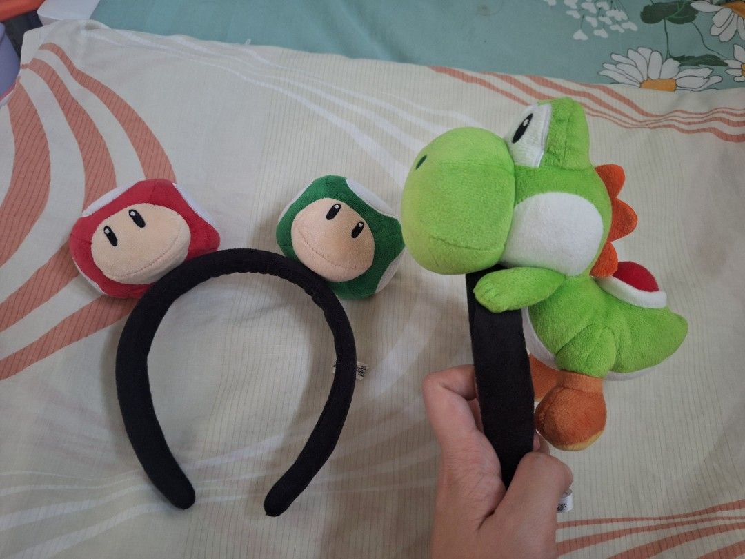 Super Mario Headbands (Category: Other Stationery & Craft) located in Cabanatuan. Submitted by rmsa10 (Listing ID 1463117659, Image 3). Description: for both 300 each sold -mushroom.