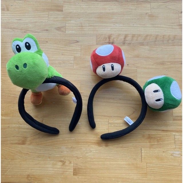 Super Mario Headbands (Category: Other Stationery & Craft) located in Cabanatuan. Submitted by rmsa10 (Listing ID 1463117659, Image 2). Description: for both 300 each sold -mushroom.