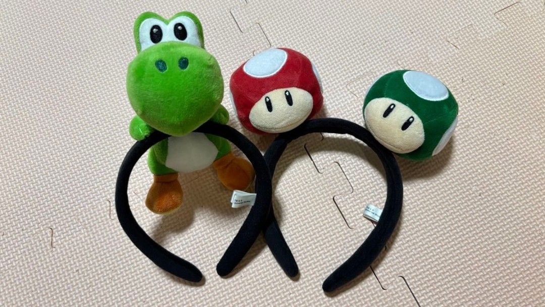 Super Mario Headbands (Category: Other Stationery & Craft) located in Cabanatuan. Submitted by rmsa10 (Listing ID 1463117659, Image 1). Description: for both 300 each sold -mushroom.