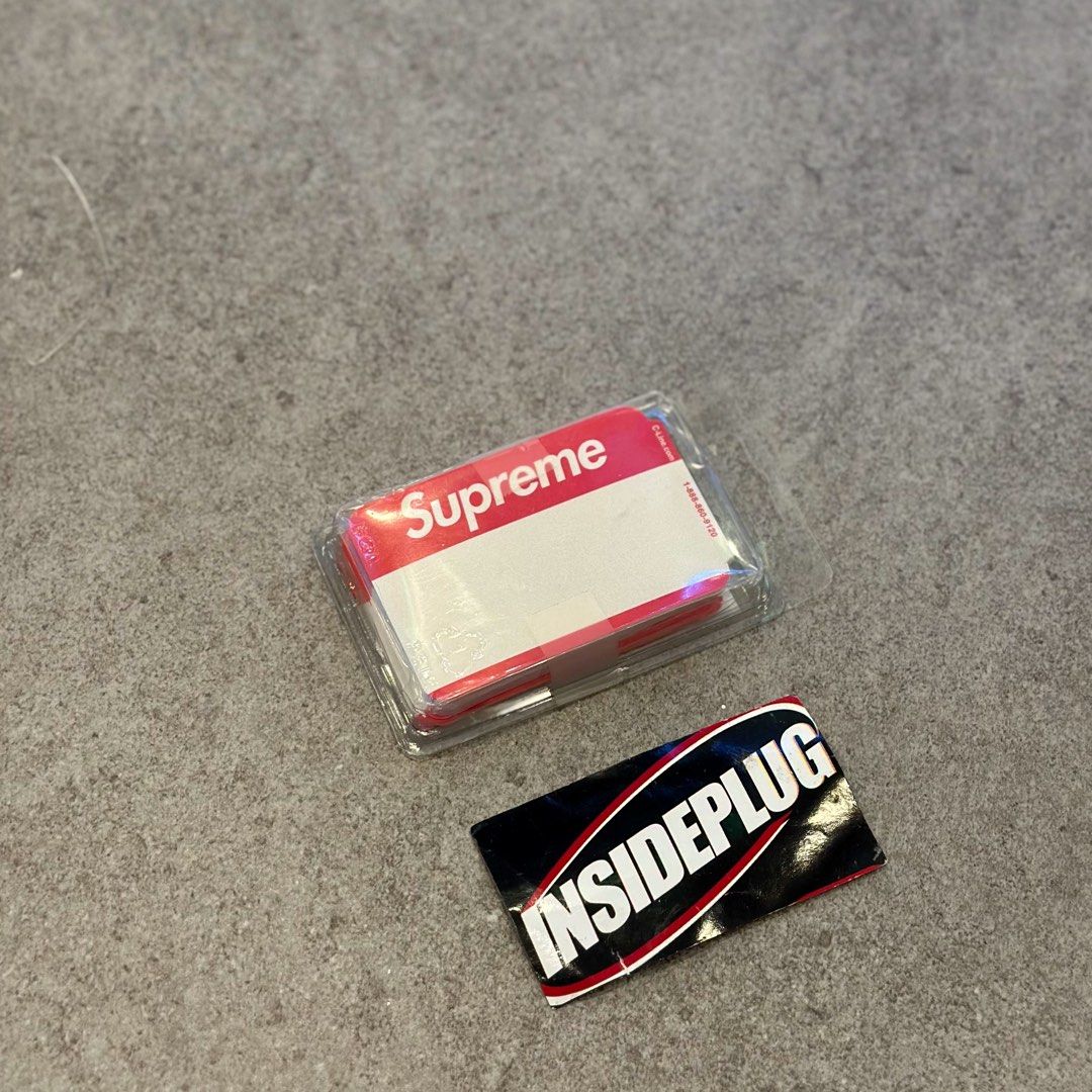 Supreme FW20 Permanent Adhesive Sticker (100pcs) (Category: Other Stationery & Craft) located in Quezon City. Submitted by inside_plug (Listing ID 1462990263, Image 2). Description: For Sale Supreme FW20 Permanent Adhesive Sticker (100 pcs) Brandnew Dm us to purchase .