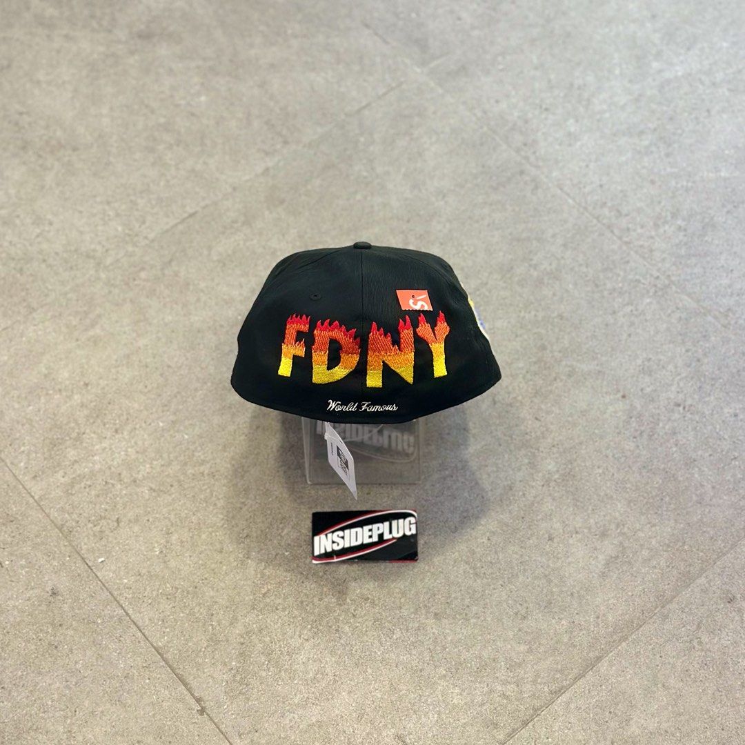 Supreme x FDNY Box Logo New Era (Category: Caps & Hats) located in Quezon City. Submitted by inside_plug (Listing ID 1462989030, Image 3). Description: For Sale Supreme x FDNY Box Logo New Era Black - 7 1/2 Brandnew Dm us to purchase.
