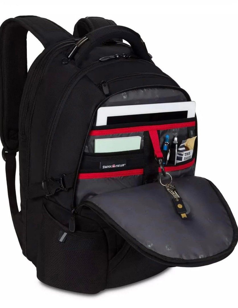 SwissGear ScanSmart Backpack (Category: Backpacks) located in Mandaluyong City. Submitted by sheila_snapshoppe (Listing ID 1463013341, Image 2). Description: 🤍SwissGear ScanSmart Backpack 💵 ₱2,900 💞Constructed with Strong materials and Well Made, Sturdy and Long Lasting 💞Versatile and multifunctional, great bag for any use: business travel, laptop backpack, or hiking daypack 💞Convenient multifunction interior Organizer Pockets and Compartmen