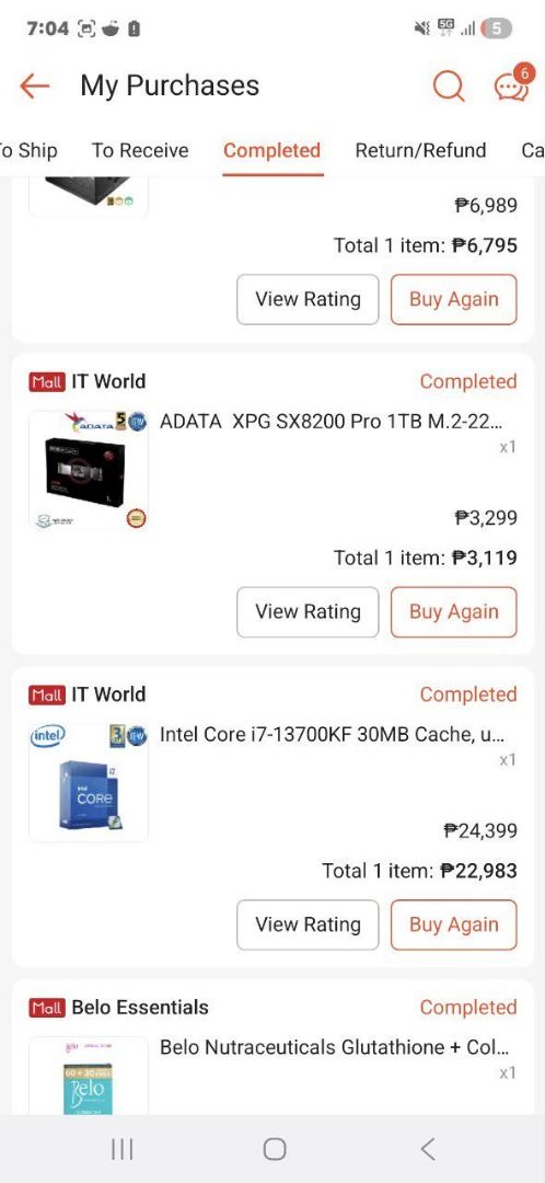 SYSTEM UNIT ONLY DDR5 HIGH END (Category: Desktops) located in Caloocan City. Submitted by ferrer2000 (Listing ID 1463083107, Image 1). Description: Selling my personal gaming PC d na nagagamit bought and build all parts mid 2024. Paunahan nalang need funds. Check the photos for more INFO or kindly send me a chat for offers. prefer to sell it as a whole less hassle. Nagamit ko lang for 2-3 months siguro to play FPS games. selling needed funds. no
