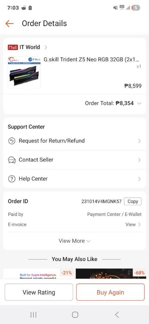 SYSTEM UNIT ONLY DDR5 HIGH END (Category: Desktops) located in Caloocan City. Submitted by ferrer2000 (Listing ID 1463083107, Image 3). Description: Selling my personal gaming PC d na nagagamit bought and build all parts mid 2024. Paunahan nalang need funds. Check the photos for more INFO or kindly send me a chat for offers. prefer to sell it as a whole less hassle. Nagamit ko lang for 2-3 months siguro to play FPS games. selling needed funds. no