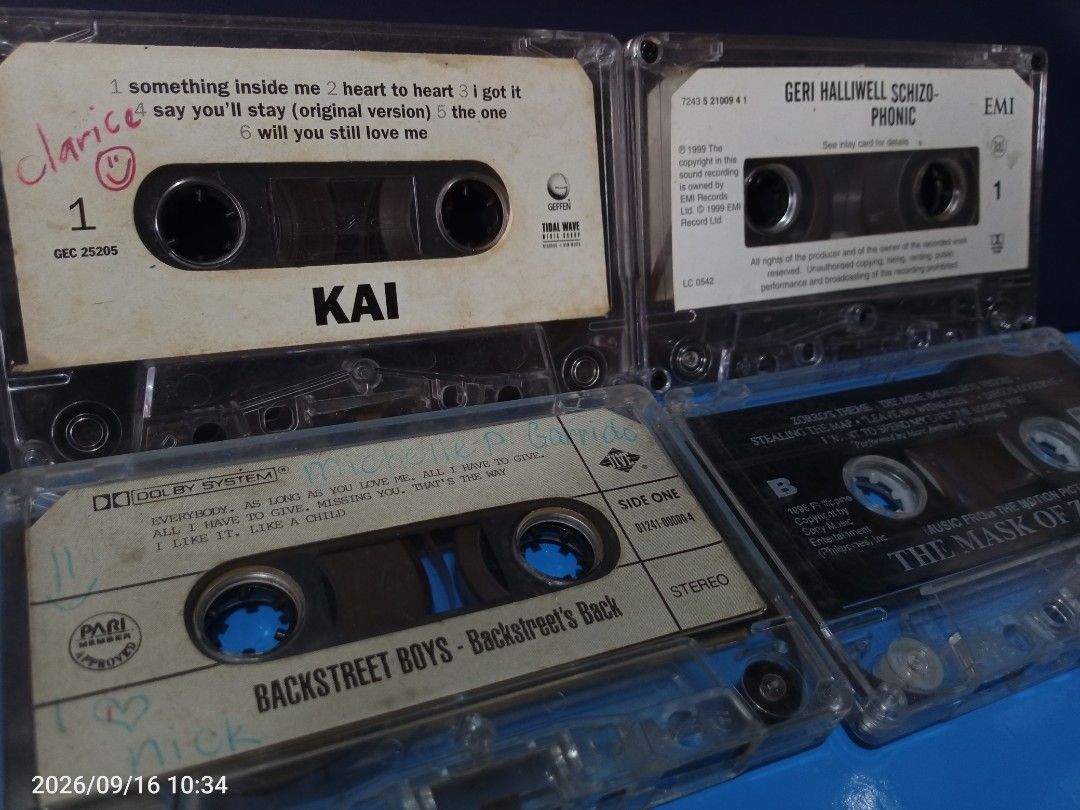 Take all Cassette tapes no covers (Category: Music Accessories) located in Davao. Submitted by banana.pancake (Listing ID 1462934911, Image 2). Description: 150 take all, tested working No covers only case.
