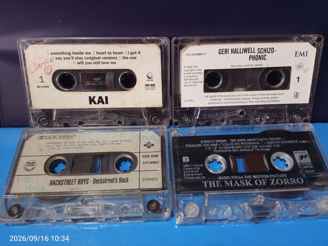 Take all Cassette tapes no covers (Category: Music Accessories) located in Davao. Submitted by banana.pancake (Listing ID 1462934911, Image 1). Description: 150 take all, tested working No covers only case.