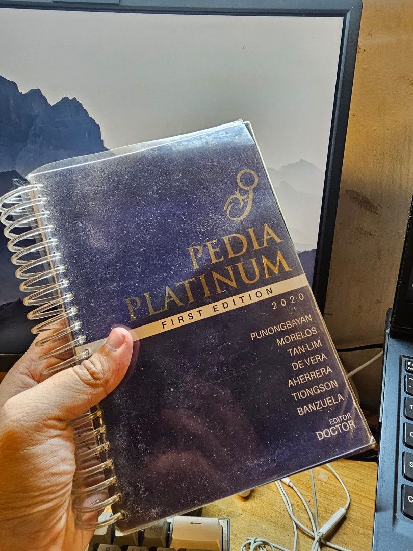 (TAKE ALL) Medical Books Bundle (Category: Textbooks) located in Manila. Submitted by wafukufuku (Listing ID 1463007258, Image 2). Description: - Bundle of medical reference books - Includes Platinum Series: - Philippine Medical Jurisprudence (1st Ed.) - OB-GYNE GOLD (3rd Ed.) - Platinum (3rd Ed.) - Pedia Platinum (1st Ed.) - Also includes 'Baby's First Book' - Ideal for medical students and professionals - Books show some wear and tear from prev