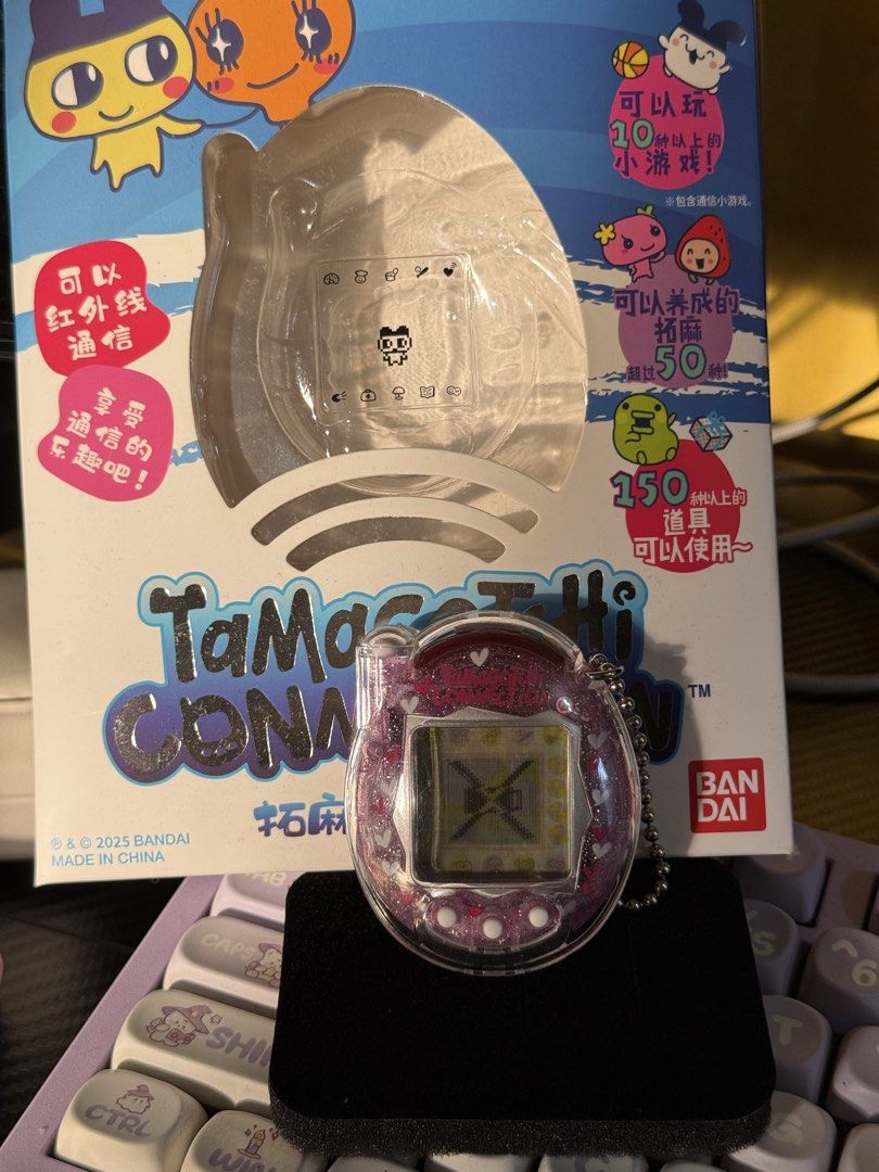 Tamagotchi Connection (Category: Interactive Toys) located in Cabuyao City. Submitted by nethcantalejo8888 (Listing ID 1463109676, Image 2). Description: 💗Tamagotchi Connection V3 rerelease -installed screen protector since Day 1 -clear case included -sf will be shouldered by the buyer -Shipping via J&T .