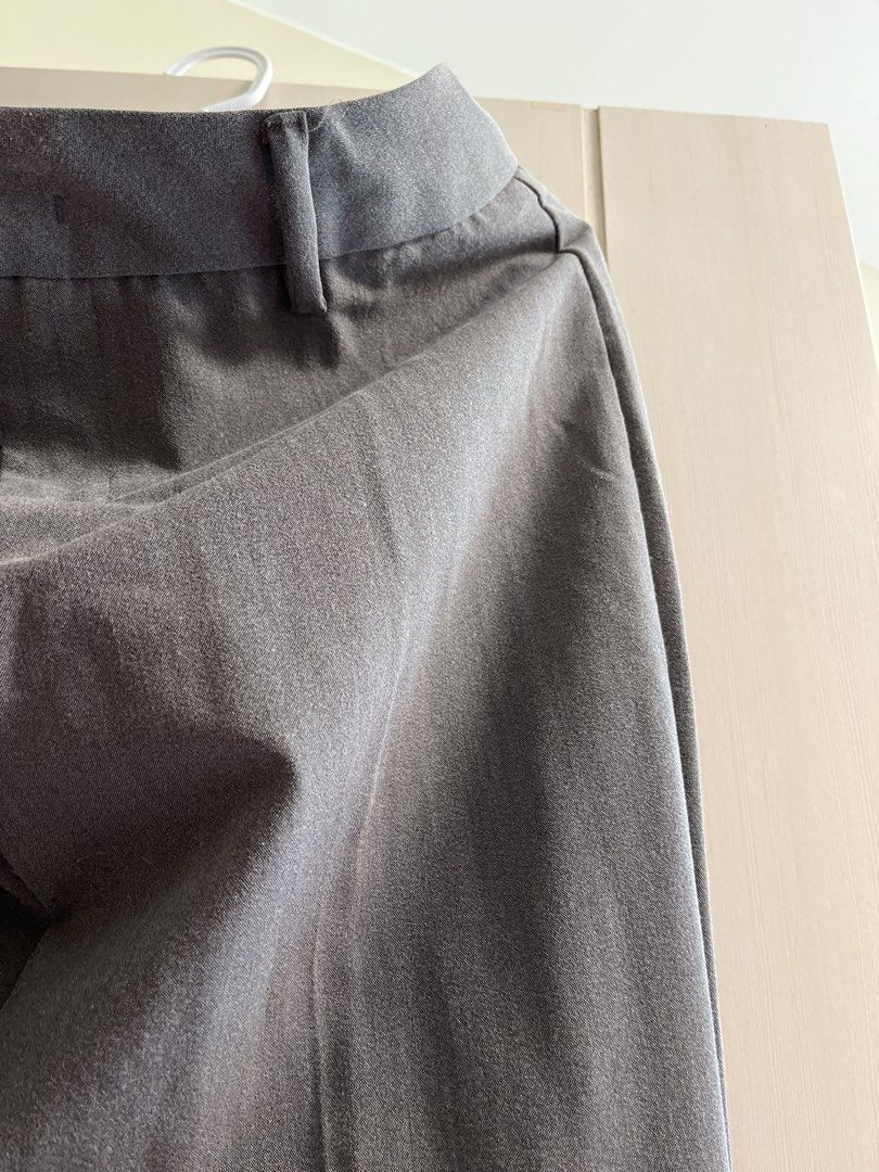 Terranova Grey Formal Pants Size L (Category: Other Bottoms) located in Paranaque City. Submitted by everybodycloset (Listing ID 1462894258, Image 2). Description: - Terranova Grey Formal Pants - Size: Large (L) - Classic straight leg cut - Two back pockets - Ideal for work or smart casual wear - Button and zip closure - Hemmed bottoms - Used 2x only Bought at 1,300.