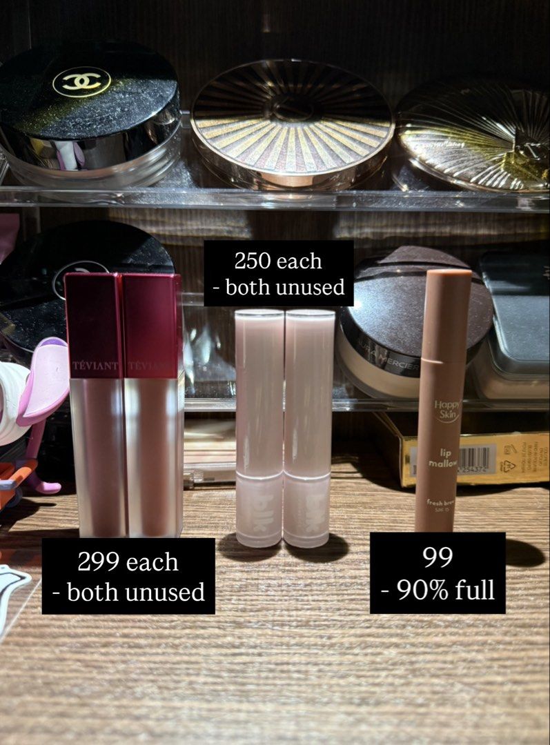 teviant lip matte (Category: Makeup) located in Manila. Submitted by xu_yans (Listing ID 1463055999, Image 1). Description: teviant: dolce and put it back blk: conch and poppy .