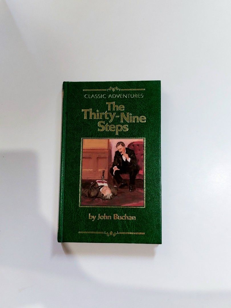 The Thirty-Nine Steps by John Buchan (Leatherbound) (Category: Storybooks) located in Tanauan. Submitted by solanaclassics (Listing ID 1462907706, Image 1). Description: 📚 major bookshelf clean out / clearance sale ~ — RFS: decluttering my bookshelves and switching to digital books — MOP: Gcash | fast shipping *feel free to send a message if you wish to negotiate the price :).