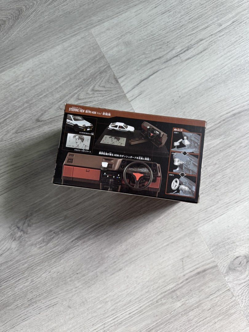 Tomica Initial D AE86 Trueno Steering View (Category: Vehicle & Diecast Models) located in Quezon City. Submitted by garagetoyz01 (Listing ID 1462927413, Image 2). Description: Tomica Initial D AE86 Trueno Steering View Sealed Metro Manila 🛵 Delivery via Lalamove Delivery Fee Shouldered by Buyer Mode of Payment : Gcash or Cash 🔵⚪️ PM for Details if Interested.