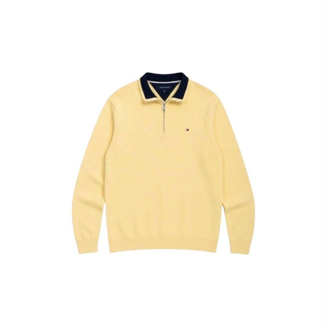 Tommy Hilfiger Quarter Zip Sweater (Category: Formal Shirts) located in Taguig. Submitted by soyity (Listing ID 1462909348, Image 1). Description: Qzips Size Large 22 Width 31 Length No Flaws.
