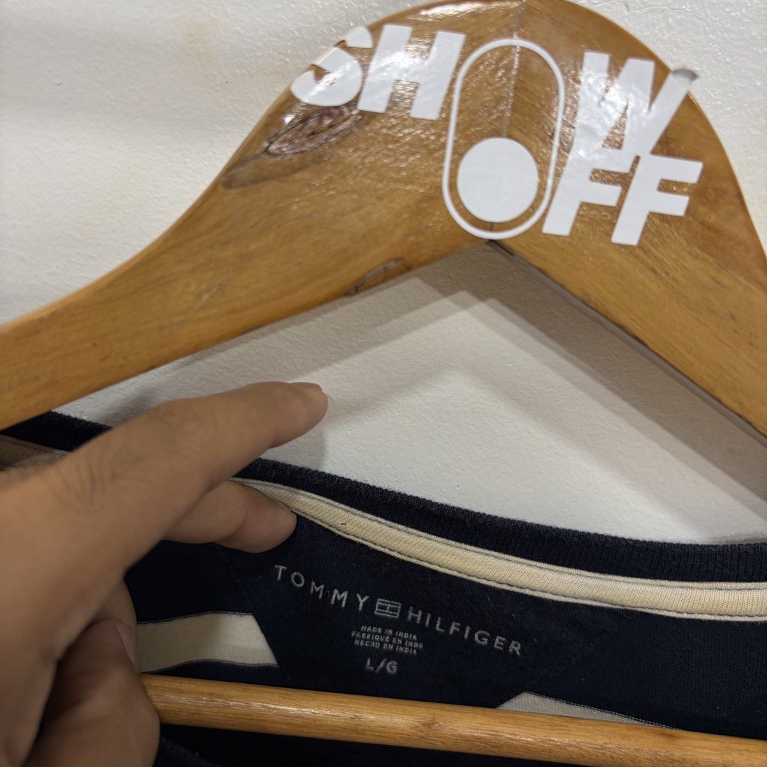 Tommy shirt (Category: Tshirts & Polo Shirts ) located in Santa Rosa. Submitted by gardenofthrifts (Listing ID 1462916202, Image 3). Description: Shirt ₱1280 XL Width: 23 Length: 28.5 10/10 Condition Comment “Mine” below to purchase..