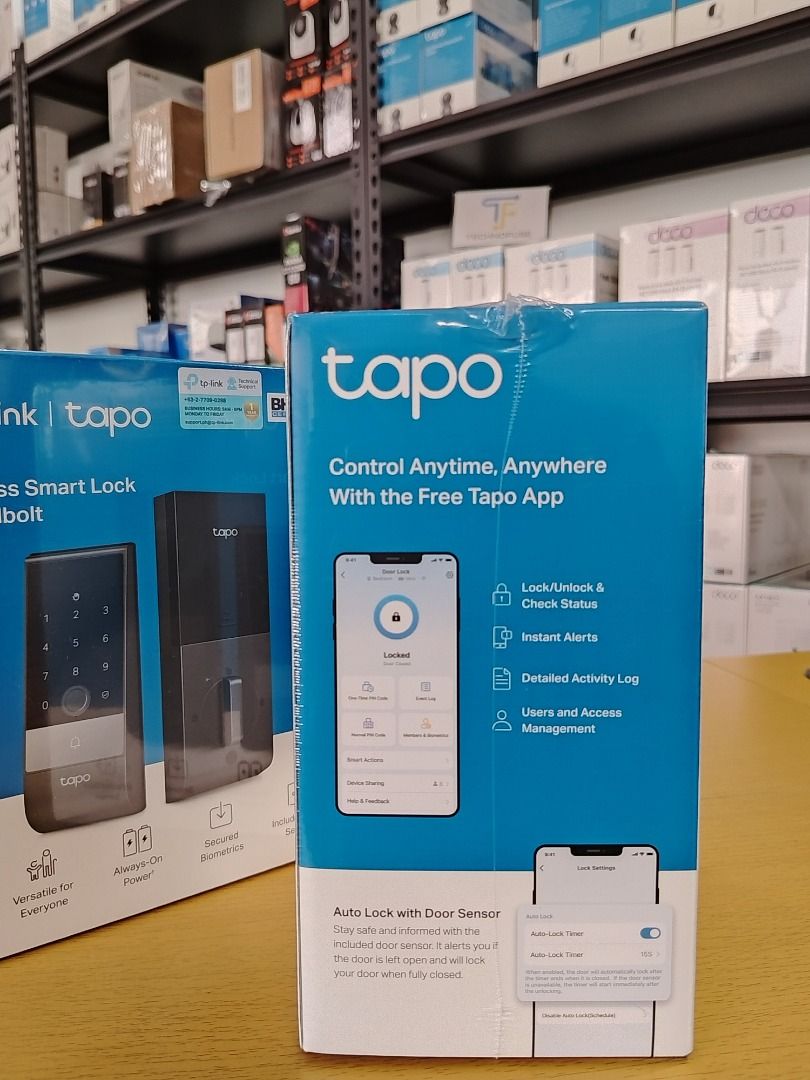 TP-Link Tapo DL130 Smart WiFi Passcode / Fingerprint Door Lock (Category: Security Systems & CCTV Cameras) located in Pasig City. Submitted by technofuseofficial (Listing ID 1462955986, Image 3). Description: TP-Link Tapo DL130 Smart WiFi Passcode / Fingerprint Door Lock Brand New and Original Items Store Location: 3Rd Floor Unit 303, 604 Shaw Boulevard, Barangay Kapitolyo, Pasig City Same Day Delivery: - Lalamove delivery within Metro Manila - F