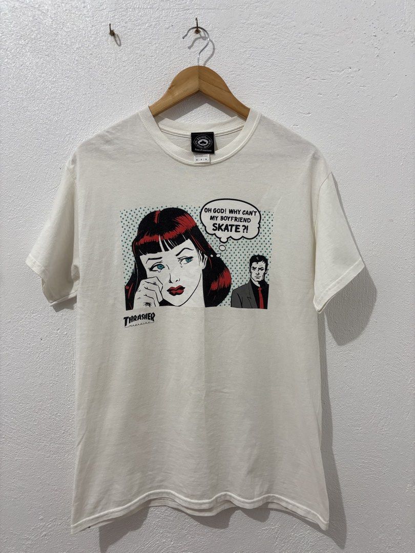 Trasher Shirts (Category: Tshirts & Polo Shirts ) located in Lubao. Submitted by ownly.632 (Listing ID 1463034031, Image 1). Description: MEDIUM SIZE L29 W 19 -Complete Tags -no hidden issue (stain,butas, WALA!) -Very minimal cracks print sign of use.