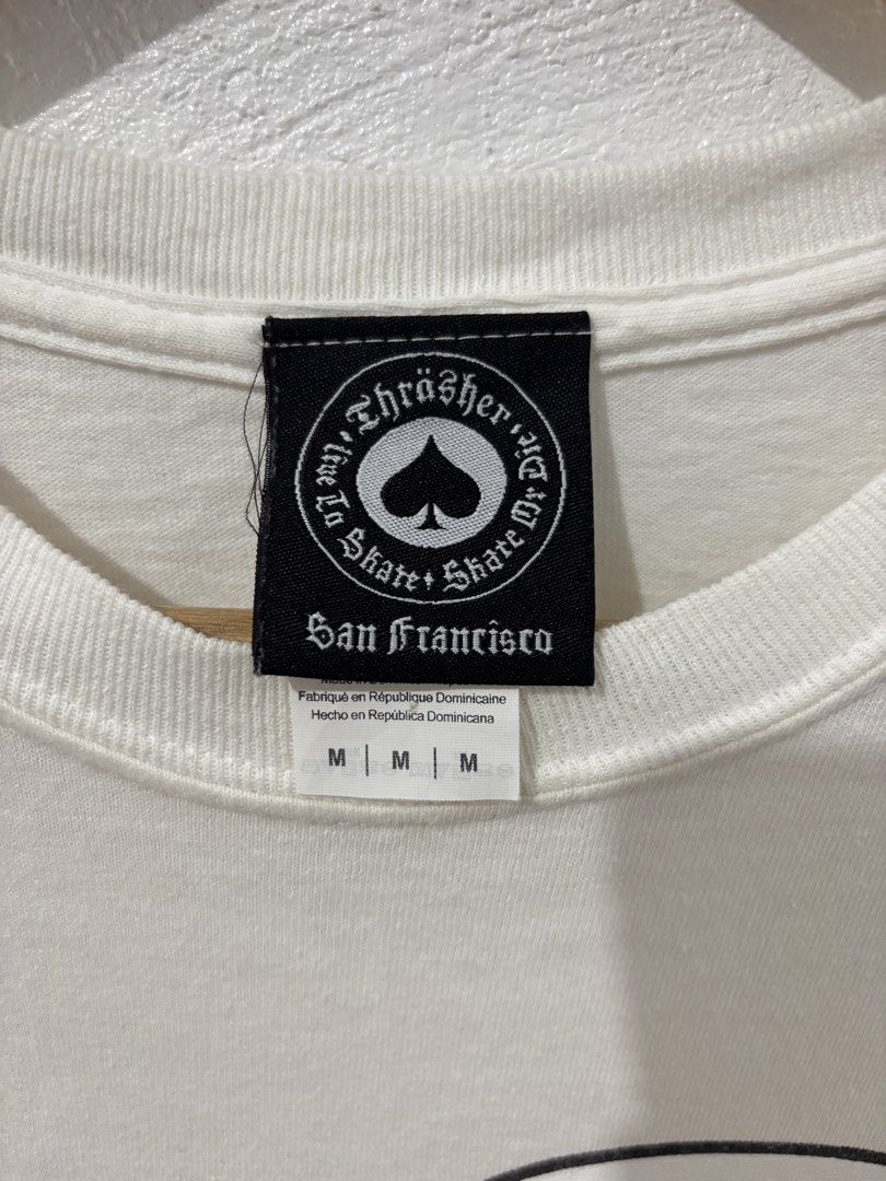 Trasher Shirts (Category: Tshirts & Polo Shirts ) located in Lubao. Submitted by ownly.632 (Listing ID 1463034031, Image 3). Description: MEDIUM SIZE L29 W 19 -Complete Tags -no hidden issue (stain,butas, WALA!) -Very minimal cracks print sign of use.