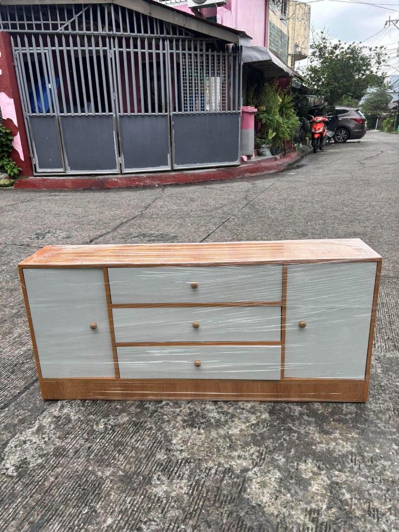 Tv rack size 140cm assembled npo (Category: Shelves, Cabinets & Racks) located in Manila. Submitted by joydolor (Listing ID 1463117190, Image 2). Description: tv rack.
