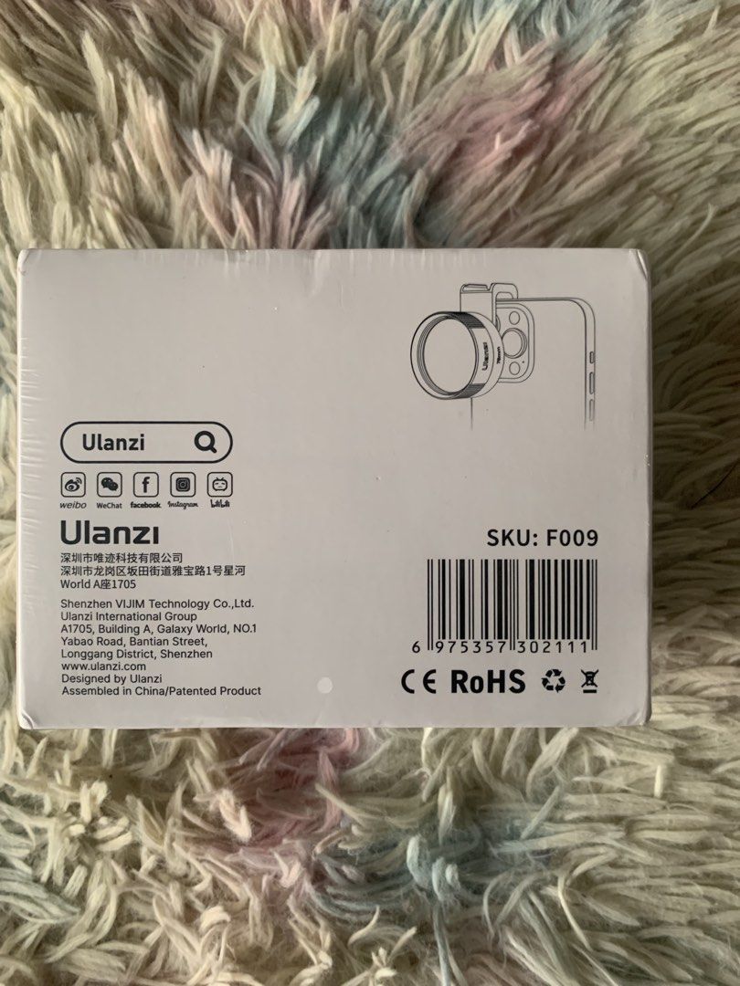 Ulanzi CL003 75mm macro mobile lens (Category: Cameras) located in Manila. Submitted by tindahannidickson (Listing ID 1463060445, Image 2). Description: Brand new sealed.