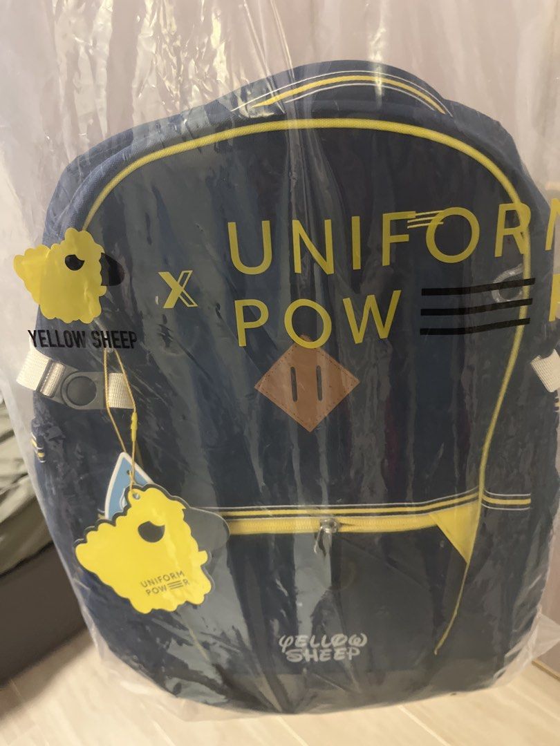 Uniform Porter x Yellow Sheep Backpack Navy Blue Yellow （分類：背包）位於 Hong Kong。 由 grandwhale_bb49ee 提交（商品編號 1463055940，圖片 1）。簡介： Navy blue backpack with yellow accents. Collaboration between Uniform Porter and Yellow Sheep. Padded straps for comfort. Great for school or everyday use.。