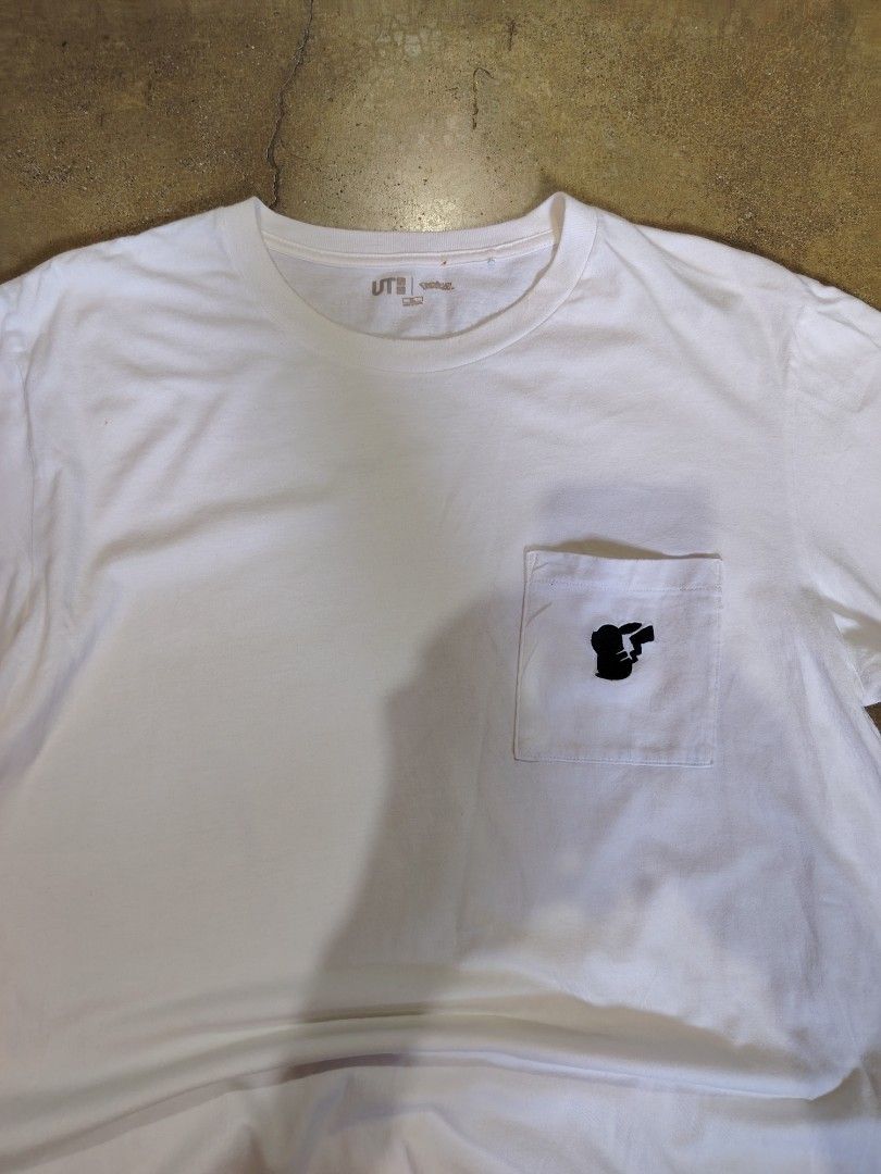 Uniqlo x Pokemon (Category: Tshirts & Polo Shirts ) located in San Jose del Monte. Submitted by klowiboy (Listing ID 1462909029, Image 1). Description: Uniqlo x Pokemon Good Condition ✅️ Size: XL to Large Dimes: W23 L28 inches 399 ONLY.