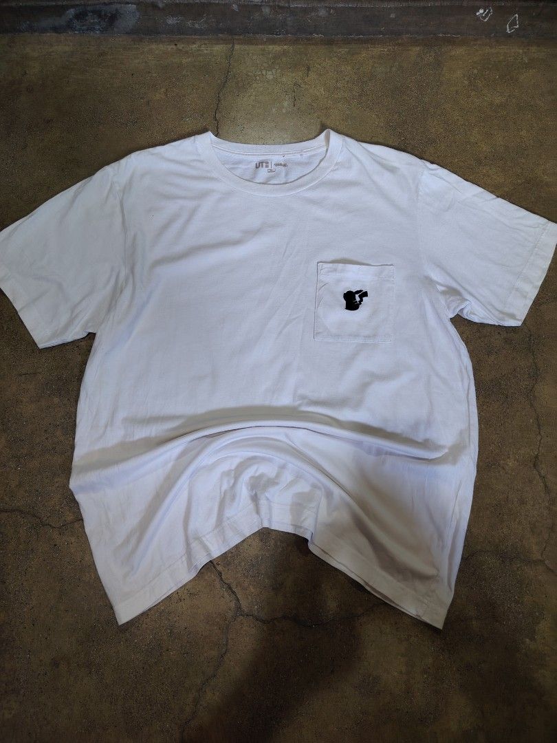 Uniqlo x Pokemon (Category: Tshirts & Polo Shirts ) located in San Jose del Monte. Submitted by klowiboy (Listing ID 1462909029, Image 2). Description: Uniqlo x Pokemon Good Condition ✅️ Size: XL to Large Dimes: W23 L28 inches 399 ONLY.