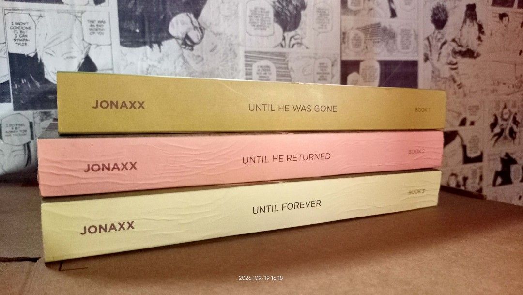 Until Trilogy(UTB) (Category: Storybooks) located in Manila. Submitted by silverfire_b8ab8a (Listing ID 1462907684, Image 1). Description: �UTB Bookset Reprint (Self Pub) -with bookmarks only -1 set available -Has dent & dirt & creases sa spine -Still in Good Conditions(not for super sensitive)Good for reading and collection not sensitive collector/buyer -Good for reselling ₱1199 (no more lp,fixed price already) Mop:Gcash/Maribank Mod: J&T/Flash 