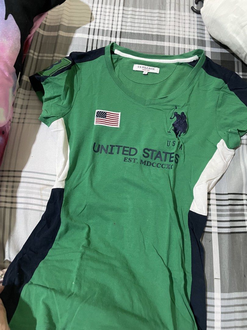 US POLO ASSN green shirt (Category: Shirts) located in Bulacan. Submitted by ohyul.06 (Listing ID 1462966854, Image 2). Description: authentic .
