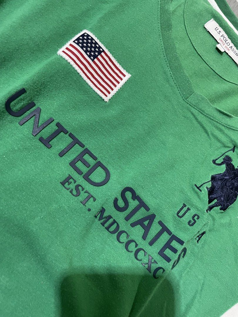 US POLO ASSN green shirt (Category: Shirts) located in Bulacan. Submitted by ohyul.06 (Listing ID 1462966854, Image 1). Description: authentic .