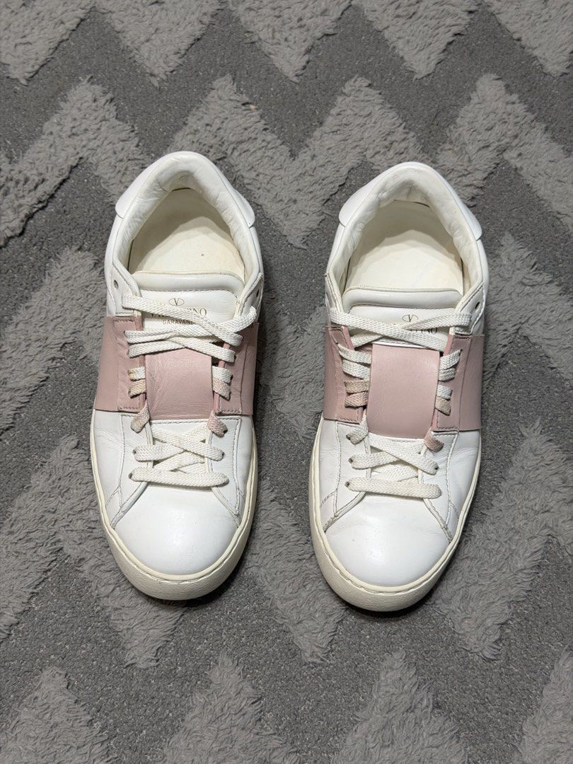 Valentini Garavani - Pink/White Rockstud Sneakers (Category: Sneakers) located in Cavite. Submitted by commoncourtesy (Listing ID 1463100917, Image 1). Description: Size 36 Authentic.
